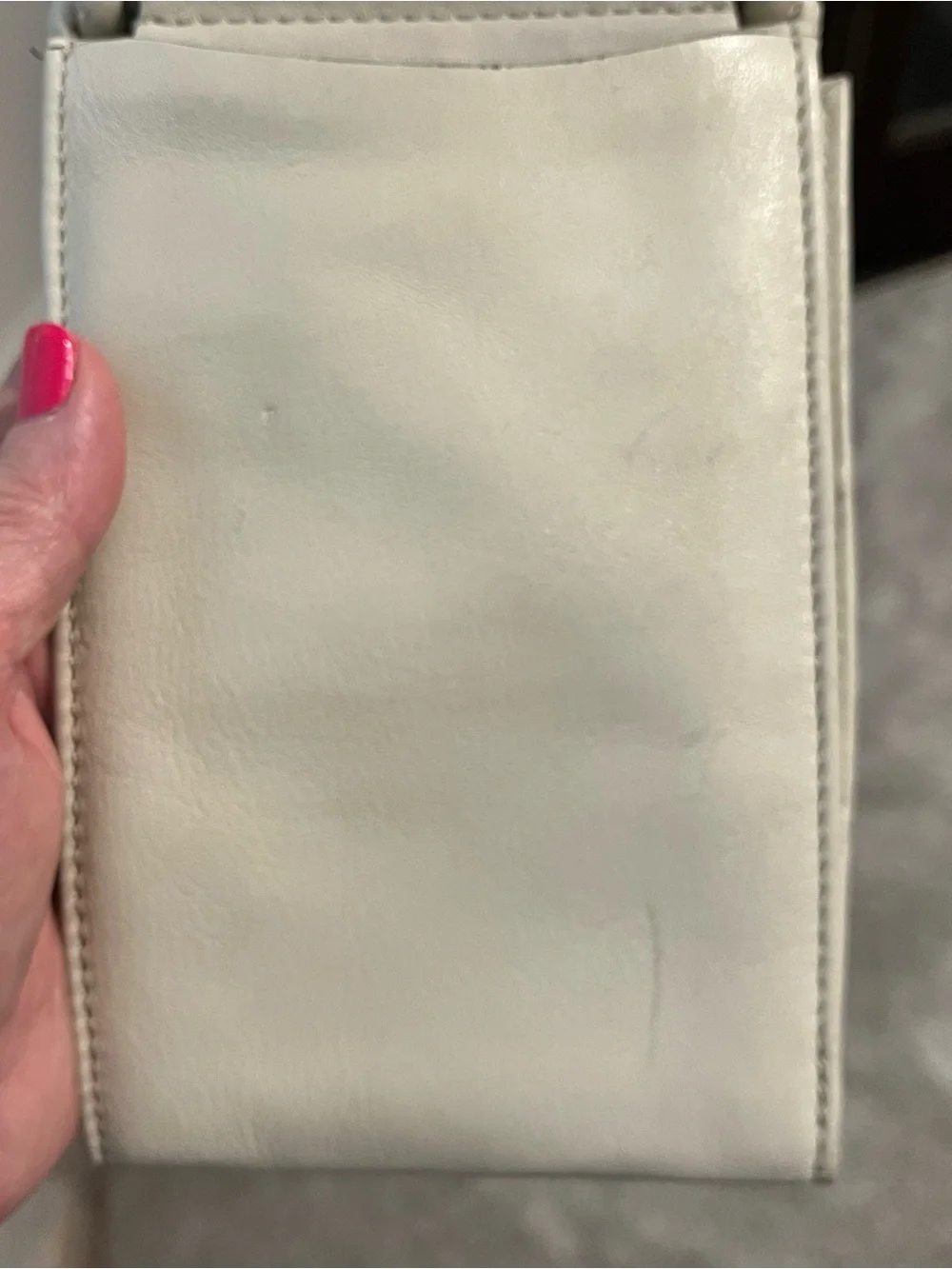 Vince Camuto Slim Crossbody Bag in Cream